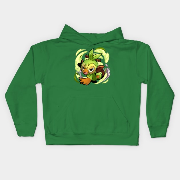 Leaf Slap Kids Hoodie by Ashmish